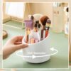360° rotary cosmetic brush storage bucket