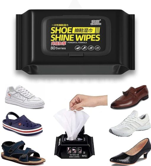 Shoe Cleaning Wipes (80 Pcs) - Image 2